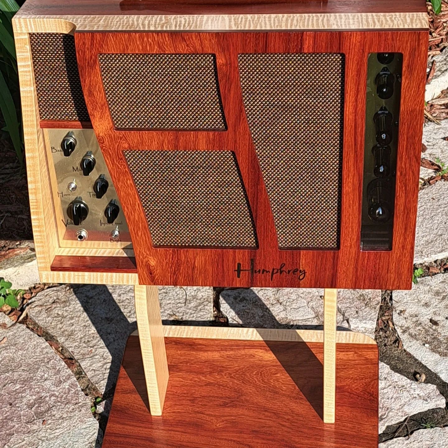 Espresso 15 Tube Amplifier - Curly Maple & Paduak — 2