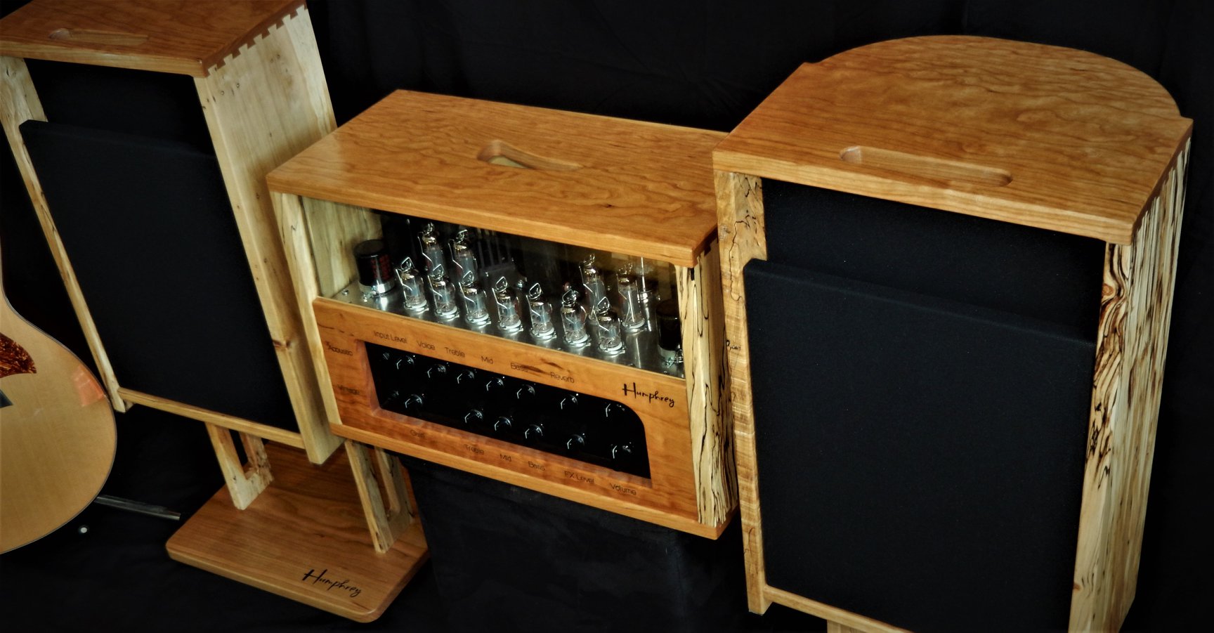 Espresso 30 Stereo & Matching Barista Speakers - Spalted Maple — 3